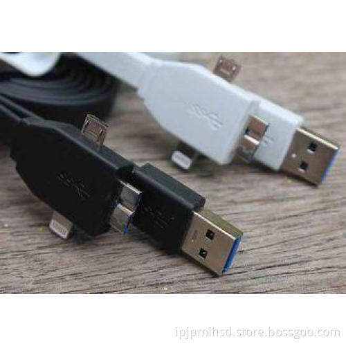 Multifunction Micro USB Charger Cable Standard 1M Flat Nood